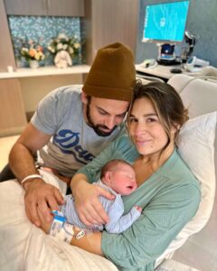Jessie James Decker Instagram - Our beautiful boy is here 💙  Denver Calloway Decker 8.7
2/9/24 💙