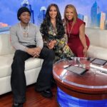 Cynthia Bailey Instagram - PRESS DAY for @bmfstarz with the one & only @lilmeechbmf! 
thank you @sharonlfox5 for a great interview. 
don’t forget to tune in for the season 3 premiere on march 1st!
i can’t wait for you guys to meet GLORIA!💃🏽

#bmf
#starzbmfseason3
#cynthiabailey 
#actress 
@50cent 

pantsuit- @lagencefashion