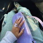 Tori Kelly Instagram - purple is the new pink 💅🏽