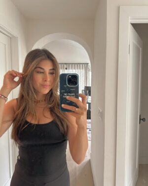 Daniella Monet Instagram - life has been interesting lately…

less eventful, more intentional.
with the exception of Andrew doing something a little out of the ordinary (spartan race) we’ve (including the kids) have made some very basic changes in an effort to find more balance and regulation lately. 
Intuitively I’ve felt like my hormones and/or adrenals have been a little wonky lately based off some recent hormonal breakouts, bloating, cycle intensity, etc.

With so many tools in my tool-belt I looked at this as an opportunity for a lifestyle improvement.

Here’s some of the small adjustments we’ve made: 
• Lots more outside time, lunch   dinner al fresco
• Minimal tv
• *getting ready* got a new curling iron, and simply doing my hair has helped me look and feel better 
• yoga @ home - busted my yoga mats out, and now have one upstairs and one downstairs. The kids and I love them
• This means more stretching - instrumental, because I’ve been feeling so much tension in my neck and shoulders
• More at home dates 🩷 that means baths, pillow talk, etc
• Lots of music, right now our family is big on Teddy Swims
• Earlier dinners, personally trying not to eat 2-3hrs before bed
• Earlier bed time, Andrew and I have been out like a light by 10p
• been doing this for over a year, but Andrew just recently jumped on board. No phones in the bed room.
• and lastly, more water. Upped our monthly subscription to mountain valley and have been chugging more water than usual to flush out whatever toxins may be causing my skin to flair up.
• oh wait, there’s one more thing that’s new, I’m taking supplements again, and daily. I take supplements intuitively regularly but for the last week I’ve taken a multi specifically for my lifestyle regularly. 

I’m sure there’s more little things, I’ll comment them@below as they come to mind.

I’m certainly doubling down on my wellness era atm, and it feels good, not stressful, more like “where have you been” type vibes. I missed my yoga mat, I missed taking care of myself, I missed feeling like me.

xx