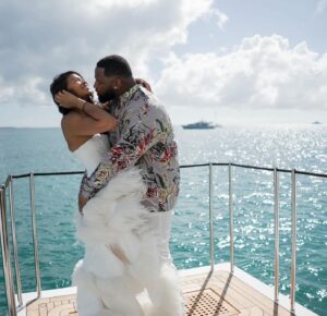 Chanel Iman Instagram - Finally I am officially Chanel Iman Godchaux 🎉 so much to celebrate and be grateful for 🙏🏽 together we will continue to move mountains and love each other through thick and thin ❤️ we are forever family. I love you so much Davon 💍💎 can’t wait for what the future holds together @chauxdown