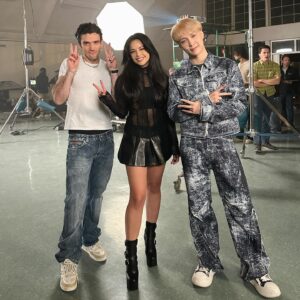 Valkyrae Instagram - had the honor of having a cameo in @layzhang and @lauvsongs ‘s music video for their new song called Run Back To You! So nice to meet them both ☺️
