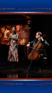 Amanda Gorman Instagram - Enjoy this stunning collaborative performance of “What We Carry,” between National Youth Poet Laureate @AmandascGorman and distinguished cellist @janvoglercello. 

Gorman’s poetry collection, “Call Us What We Carry,” is available now. 

#Colbert