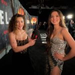 Sofie Dossi Instagram - Interviewed the cast of Damsel on @netflix 🤭To see more of what I did make sure you check out my YouTube video coming Saturday🖤
 @netflixfilm #NetflixPartner