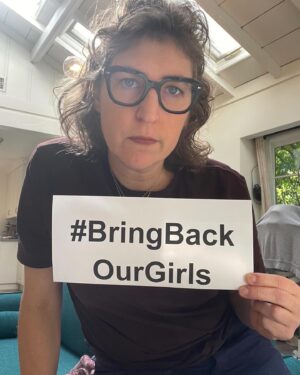 Mayim Bialik Instagram - In honor of International Women’s Day (March 8th, 2024), I would like to remind the world that this is day 153 of 19 innocent women still being held hostage in Gaza by Hamas. Today and everyday, we cannot be silent and let this continue. These women and all 134 hostages deserve to come home now. 

Please help by contacting your elected officials wherever you live. If you are in the US, go to http://www.oneminaday.com and everywhere else, go to http://www.lifeshiftr.com to demand the immediate release of our hostages.

#BringBackOurGirls #BringThemHomeNow
