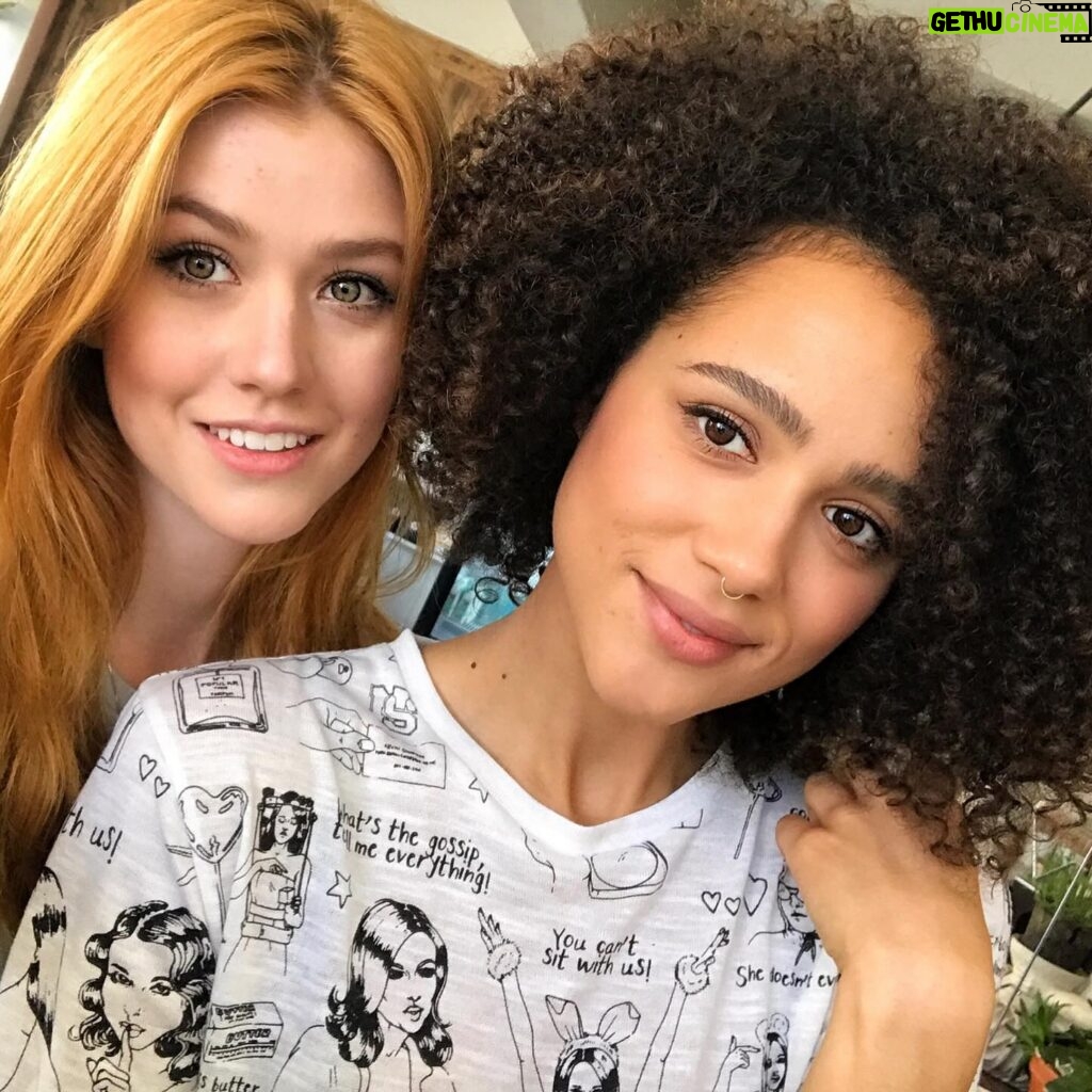 Katherine McNamara Instagram - Happiest of birthdays to the one and only @nathalieemmanuel (albeit very belated - damn Meta outages). My darling, you are more than a ray of light - you are the entire sun. Your beautiful spirit brings warmth to everyone you meet and your caring heart is cherished by all who know you. So grateful for you, my Group B sister! Here’s to many more adventures and memories! All my love! 🩵🩵