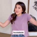 Daniella Monet Instagram - won’t let this trend die, just like my love for the 90’s 😀☮️⚡️📞 🦋 👾🪢🛼📻🌈 #90skid #nickelodeon #tamagotchi or #yamagotchi