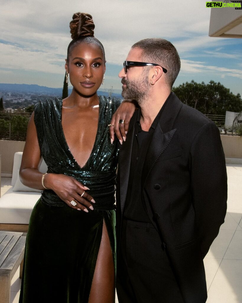 Issa Rae Instagram - @amiparis x @theacademy awards
—
Merci @alexandremattiussi9 and team for allowing me to be your muse.
Photos: @louiebanksstudio 
Face: @joannasimkin 
Hair: @felicialeatherwood 
Style: @therealwourivice 
Nails: @eriishizu