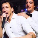 Nicolás Vázquez Instagram - Feliz cumple hermano mío. Acá levantamos una copa por vos y te agradezco que sigas espalda con espalda y corazón con corazón conmigo. Me hace bien. Cada paso que doy te lo dedico con todo mi alma. Te amo! Siempre juntos San! 🤍♾️