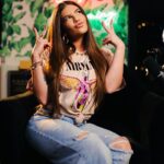 Chanel West Coast Instagram - New episode of “The Laugh” podcast out now! 🤘🏼🎙️ Nirvana T & Jeans @FashionNova