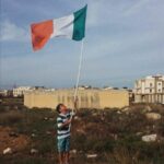 Nicola Coughlan Instagram - Happy St Patricks Day Everyone 💚

Picture: Palestinian boy waving the Irish flag in Gaza