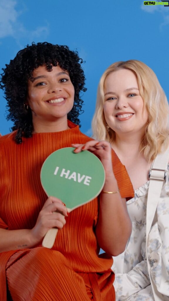 Nicola Coughlan Instagram - Co-stars @NicolaCoughlan and @LydiaWestie are a hoot, both on screen and off. At the link in bio, they play a game of ‘Never Have I Ever’ which sees them touch on costume mishaps on the set of #Bridgerton, meeting their celebrity crushes, pranking fans, calling in sick to work, and lusting over #TheBear star #JeremyAllenWhite. Watch the video in full at the link in bio.

Featuring: #NicolaCoughlan & #LydiaWest
Director: @Mateo_Akira
Director of Photography: @JFlybring
Editor: @Llllllllllllyd
Director of Creative Production: @TheRealMinnieCarver
Producer: @Anisa.Kennar
Stylists: @AimeeCroysdill and @FarrahOConnor
Make-up Artist: @NaokoScintu and @NeilYoungBeauty
Hairstylist: @Nicola_Harrowell and @PatrickWilson
