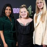 Nicola Coughlan Instagram - Bridgerton Fam x Derry Girls Fam x Big Mood Fam

I love every gorgeous person who came to our London Premiere you’re all perfect and special and you all deserve a cake 

And yes it’s taken me ages to share these Mamma is BUSY ok?

3 Days to go till #BigMood on @channel4 
4 days till Big Mood on @stanaustralia