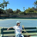 Park Ji-hu Instagram - 💓🏃🏻‍♀️🎾👟🤸🏻‍♀️🩵 @mlbkorea