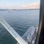 Beauty Gonzalez Instagram - Our first Seaplane flight felt a bit like walking on water, 
It also felt a bit like cheating, 
like skipping a very very long line. 💙
By-Passing the 6 hour land trip plus the 2 hour Boat trip from Puerto Princesa to The Balabac Islands , 
it was not Un similar to teleportation 💜
Landing amidst yachts and boats minutes away from remote beautiful islands was thrilling and surreal.

It won’t be our last 🧡