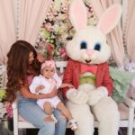Chanel West Coast Instagram - Happy Easter everyone! @bowiebreeze wasn’t feeling the Easter Bunny too much but mommy kept it together 😂🙏🏼🐰💐🐣💖 Fave 1-3?