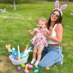 Chanel West Coast Instagram - Turns out mommy makes a better Easter Bunny lol Happy Easter from our family to yours! 🤗🐣💕🐰💐 Fave 1-5?