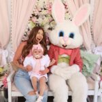 Chanel West Coast Instagram - Happy Easter everyone! @bowiebreeze wasn’t feeling the Easter Bunny too much but mommy kept it together 😂🙏🏼🐰💐🐣💖 Fave 1-3?
