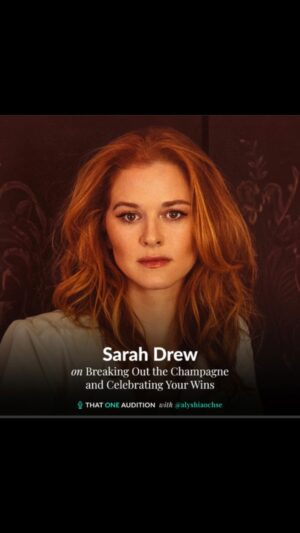Sarah Drew Instagram - “𝙸𝚏 𝙸 𝚌𝚊𝚗’𝚝 𝚙𝚛𝚘𝚍𝚞𝚌𝚎 𝚝𝚑𝚎 𝚊𝚌𝚝𝚞𝚊𝚕 𝚝𝚎𝚊𝚛𝚜, 𝙸’𝚖 𝚐𝚘𝚒𝚗𝚐 𝚝𝚘 𝚏𝚒𝚗𝚍 𝚊𝚗𝚘𝚝𝚑𝚎𝚛 𝚒𝚗𝚝𝚎𝚛𝚎𝚜𝚝𝚒𝚗𝚐 𝚠𝚊𝚢 𝚝𝚘 𝚌𝚘𝚖𝚖𝚞𝚗𝚒𝚌𝚊𝚝𝚎 𝚝𝚑𝚎 𝚐𝚛𝚊𝚟𝚒𝚝𝚢 𝚘𝚏 𝚝𝚑𝚎 𝚜𝚒𝚝𝚞𝚊𝚝𝚒𝚘𝚗 𝚠𝚑𝚎𝚛𝚎 𝚢𝚘𝚞’𝚛𝚎 𝚠𝚊𝚝𝚌𝚑𝚒𝚗𝚐 𝚖𝚎 𝚑𝚘𝚕𝚍 𝚒𝚝 𝚋𝚊𝚌𝚔, 𝚋𝚞𝚝 𝙸’𝚖 𝚐𝚘𝚒𝚗𝚐 𝚝𝚘 𝚋𝚎 𝚒𝚗𝚟𝚎𝚜𝚝𝚎𝚍.” - @thesarahdrew

𝑪𝒓𝒆𝒅𝒊𝒕𝒔:
•Grey’s Anatomy
•Birthright Outlaw
•Guiding Emily
•How She Caught a Killer
•Reindeer Games Homecoming
•Cruel Summer
•Glee
•Everwood
•Mad Men
•Amber Brown
•Private Practice
•Mom’s Night Out
•Radio

Enjoy an all new episode of @thatoneaudition #thatoneauditionpodcast with Actor/Producer/Director/Writer #SarahDrew 🎧😍