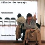Regina Blandón Instagram - Ay, y @pillowmanmx se extraña siempre 💚🐷. Otra, otra, otra… les amo.