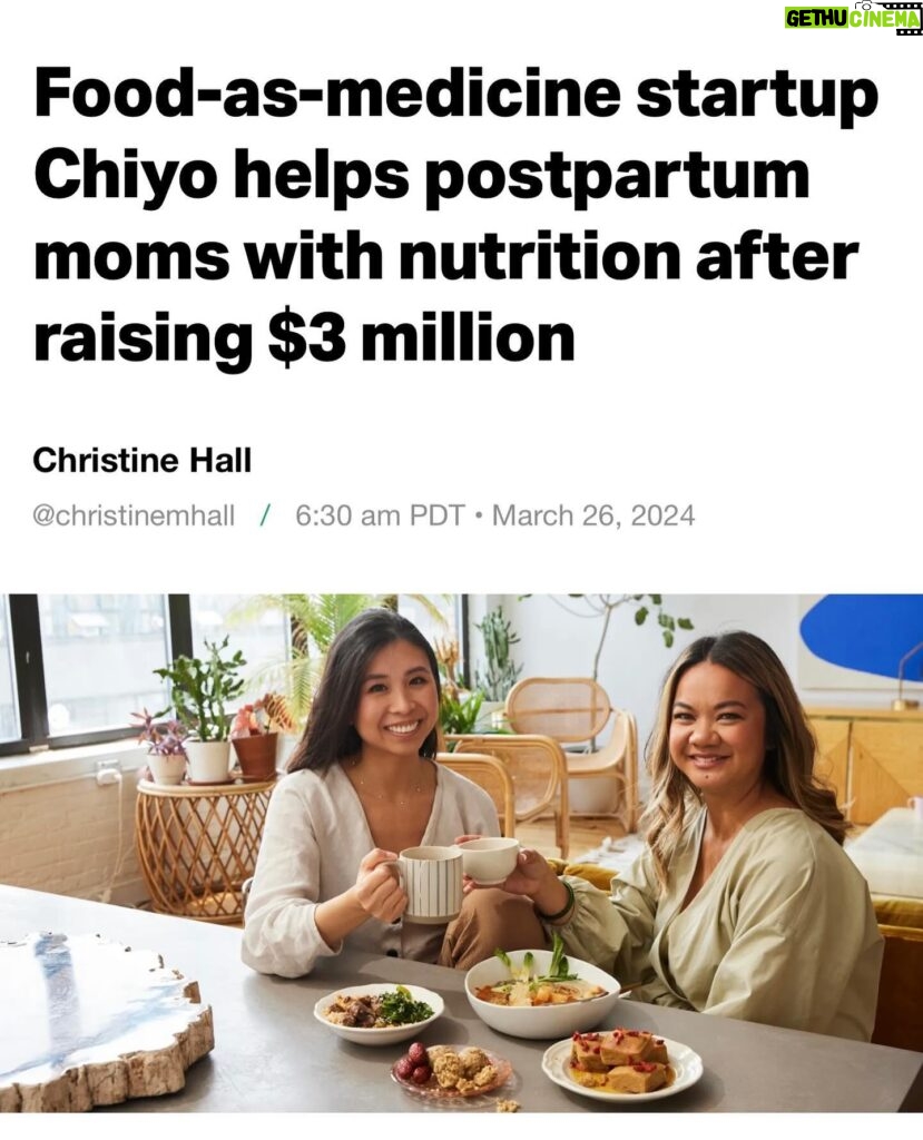 Sophia Bush Instagram - Before Women’s History Month comes to a close, we are excited to announce our investment into @wearechiyo — a next generation maternal nutrition company rewriting what care looks like fertility through postpartum. 

Union Heritage General Partners @nialauryn and @sophiabush were able to celebrate privately with founder @__ireneliu__ at @marieclairemag Power Play summit last week, and we’re thrilled to be able to now share our partnership publicly. Yesterday Chiyo officially announced the completion of their $3M seed round and product expansion to offer digital guides, health coaching, and a “first-of-its-kind” research database of nutrition for women’s health. 

Investing in women’s health is an economic imperative not only for families, but for our entire society. That’s why we’re supporting the company’s amazing founders (Irene and @jjolorte ) who are at the forefront of creating solutions to improve health outcomes through food. Chiyo’s holistic approach to helping women manage their nutrition during critical life moments like pregnancy is empowering – particularly now in a climate where women’s reproductive rights are under attack. 

Read more from the @techcrunch exclusive (link in bio) 

#venturecapital #womenshealth #wearechiyo #chiyo #unionheritage #marieclairepowerplay