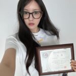 Hyomin Instagram - 술로 대상 타버리기 ˗ˋˏ🏆ˎˊ˗  #나는술로