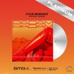 Kylie Minogue Instagram - High five for us!! Padam went PLATINUM in Oz. 🫠💓