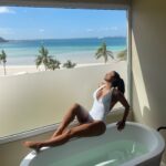 Aleida Núñez Instagram - Hermoso La Paz,BCS 🌴🌊 hermoso lugar @hotelindigolapaz  tina @tecnospa.mx las mejores 🛁 bañera minimalista regia