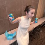 Mio Imada Instagram - 🍺
最近広角で撮るのが流行ってるらしい。