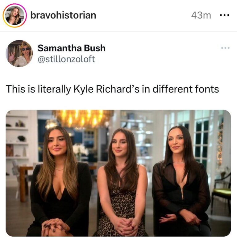 Kyle Richards Instagram - This one got me 😂😂😂 
@sophiakylieee @alexiaumansky @farrahbritt