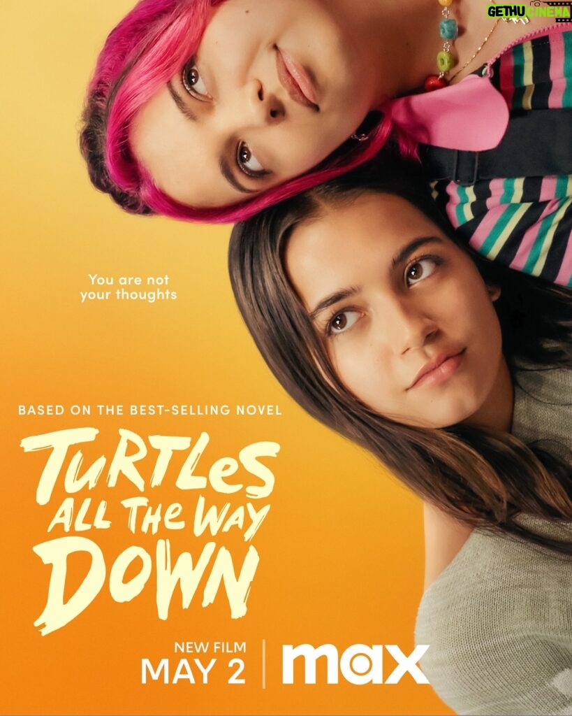 Isabela Merced Instagram - This movie will break your heart then fix it back up again. I’m so excited to share this experience with you. I love you, @hannahgmarks @johngreenwritesbooks @itscree @itsfelixwhat 💘 #TurtlesAllTheWayDown