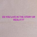Fearne Cotton Instagram - I have to ask myself this question all the time. If I'm in the middle of a panic at attack at night, or my anxiety has peaked I have to examine where my focus lies. Am I in the story I've created, which is familiar and easy to fall into, or the reality of a situation. Sometimes when I'm spun out by anxiety it's very hard to tell. 
We all have certain narratives that are familiar. It could be that you're a bad person, or always get it wrong, or that disaster is imminent, or you're unsafe. It will be bespoke due to your own life experience. I fall into my own mental story constantly and get lost in it, rather than taking the harder, less familiar route of what's really going on. 
If you suffer with anxiety I would suggest checking out 
@owenokaneten and @donnalancs feeds. Both have helped me out of my story many times over the years.