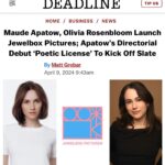 Maude Apatow Instagram – Launching Jewelbox and being able to collaborate with such incredible and inspiring people is a dream come true. We can’t wait to share what we’ve been working on with you 🩵