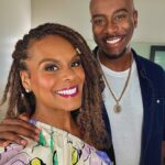 Tabitha Brown Instagram – It’s a VERY GOOD TUESDAY on set with my brother @nicfew today! Can’t wait to share this one with yall!! And yes, we cutting up😂😂😂 #tabithabrown #nicfew #actor #fun 
Hair by @ashleynicolewill 
Styled by @shaylinjoneshair 
Makeup by @brandieonthebeat