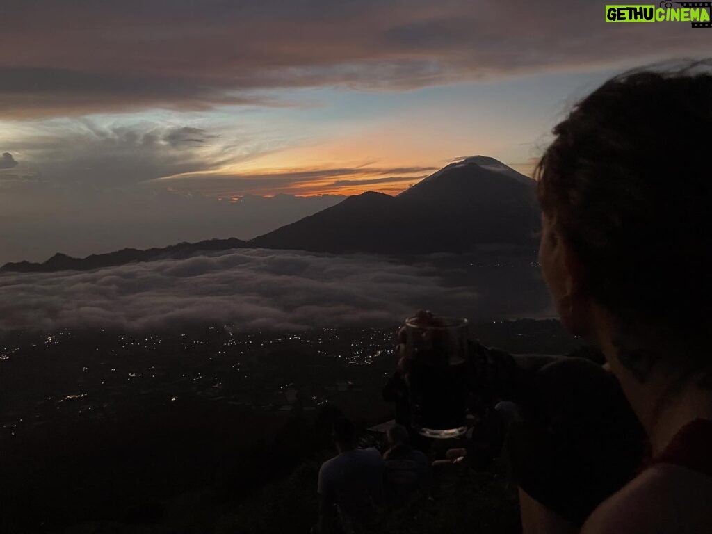 Paris Jackson Instagram - volcano sunrise