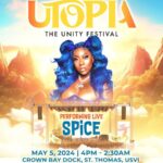 Spice Instagram - USVI the Queen is here I’m  performing tomorrow let’s goooooo💙💙💙