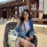 Hyomin Instagram - 본 중 가장 아름다웠던 델보의 휘겸재 𓈌𓎶
@delvaux 𓎶