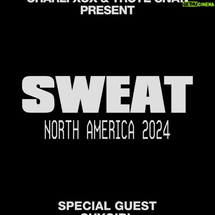 Charli XCX Instagram - CHARLI XCX & TROYE SIVAN PRESENT: SWEAT. With special guest @0800shygirl. Sign up for presale access now at www.sweat-tour.com
