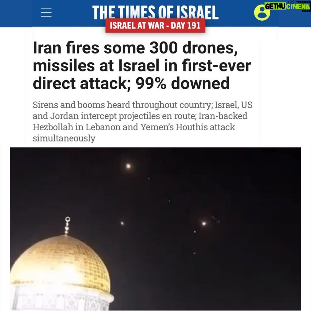 Mayim Bialik Instagram - It was an astonishing weekend in Israel as Iran initiated an unprecedented attack. Hoping for a swift recovery for the 7-year-old Bedouin girl injured when shrapnel from an Iranian weapon hit her home. I’m not a politician or diplomat but this is a scary and destabilizing series of events. I’m continuing to pray for peace and safety for the people of Israel and an end to war, destruction and suffering.