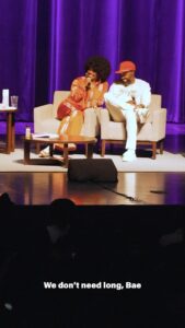 Tabitha Brown Instagram - I remember before we got married I practiced saying and writing Tabitha Brown and it would give me butterflies 🦋. I couldn’t wait to carry his name permanently ❤️. I couldn’t wait to say “My husband”🥰❤️. So Baaaabbbbbyyyy when he answered this question last week on stage, all the butterflies and tingles came back!! To know that we have built The Brown Legacy together for the last 20  years fills me with so much JOY!! We’ve been thru the fire but look at us still standing!! I wear my husband’s last name with pride every day!!! But hearing him put it like he put it on this day, hooonnneeyyyy let’s just say it was a VERY GOOD night😂❤️ and that’s our Brown Business!! 😂. I love you babe @teamchancebrown We built a brand on love!!! 🙌🏾OOHHH GOD I THANK YOU🙌🏾
#marriage #tabithabrown #chancebrown #branding #love