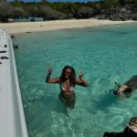 Tabitha Brown Instagram - Family I made it to see the swimming pigs!!!!!!! @teamchancebrown was like naawww i ain’t getting off the boat but you go head 😂😂😂. #ididanewthing #tabithabrown