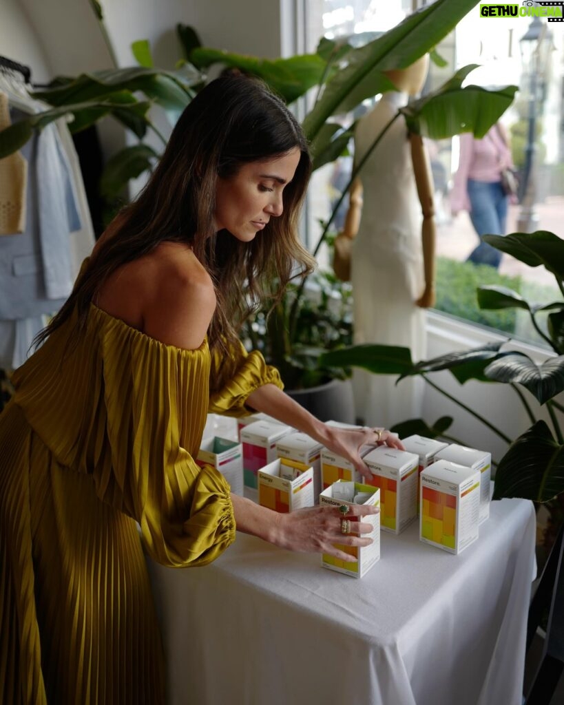 Nikki Reed Instagram - A beautiful @bayouwithlove pop up yesterday with @alc_ltd and quite a few familiar faces that came to say hello. We had so many great conversations about how to make the garment industry circular, and I am loving that this is a topic that even well established brands are exploring and leaning into with such determination and passion. We sipped on @absorb.more Restore   Calm   Energy while talking about needing sleep (story of my life right now!)-the benefits of nootropics and liposomal nutrients, sustainable jewelry and Mother’s Day popping up right around the corner. What a lovely day with lovely humans! So grateful to be surrounded by such a powerful group of ladies! Thank you all for coming! Til next time gals!