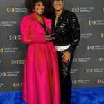 Tabitha Brown Instagram - Honored to have received the @mercyforanimals Love and Light award ❤️. Thankful to have my family and friends by my side tonight❤️. Here’s to spreading LOVE and LIGHT ❤️🙏🏾 #thankful #tabithabrown #vegans #plantbased 
Thank you @themichelelopez for my beautiful suit❤️ the pink was a hit!!