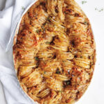 Martha Stewart Instagram - Looking for a delicious side to add to your seder? This riff on kugel, a traditional Ashkenazi dish, swaps the usual egg noodles for russet potatoes. The casserole gets its glorious golden-brown crust from matzo meal (and a few minutes of broiling). Get the recipe at the link in our bio. 📷: @johnny_miller_