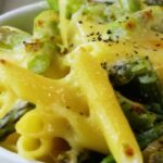 Martha Stewart Instagram - This easy asparagus pasta recipe is just right for a spring dinner; consider it a delicious seasonal take on mac and cheese. It’s ready in just 35 minutes, so you can enjoy it on a weeknight. Plus, it has all the cozy feels of a baked pasta, but it’s a clever shortcut dish that just needs a quick turn under the broiler to melt the cheeses and get that essential crispy topping. Get the recipe at the link in our bio.