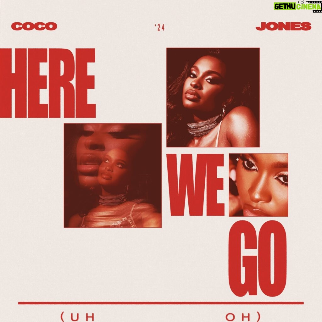 Coco Jones Instagram - My new single ‘Here We Go (Uh-Oh)’ drops May 3rd! Go Pre-Save it 🤗 link in bio!