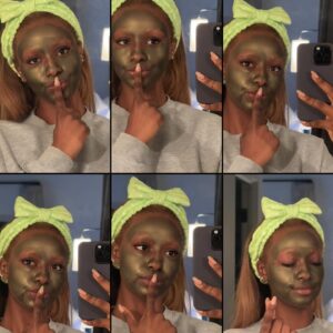 Justine Skye Instagram - going through the motions of i guess being blonde now?