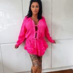 Katie Price Instagram - This colour wow 😍 looking forward to the warm weather this week. My outfit from @jyyldn 💕💕 
ad
