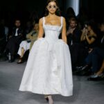 Vivienne Westwood Instagram - @irinashayk wears a corseted bridal gown in silk moire, from the Andreas Kronthaler for Vivienne Westwood Spring-Summer 2024 collection.⁠
⁠
#AKVWSS24