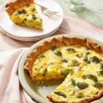 Martha Stewart Instagram - Who doesn’t love quiche? This versatile dish goes from the brunch buffet to the dinner table in a snap and is great with a leafy green salad. The flaky pastry crust and creamy custard filling make it a perfect vehicle for an array of mix-ins, like the broccoli and cheddar in this favorite rendition. In fact, we think quiche, which often features green vegetables like broccoli or spinach, is a great way to help all kinds of eaters become veggie fans. Get the recipe at the link in our bio. 📷: @brieism